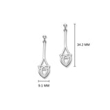 Celtic Silver Earrings E1631