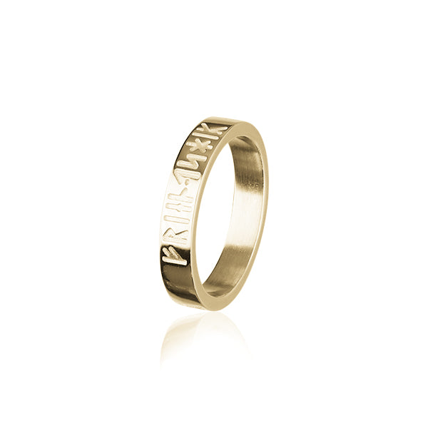 Runic Silver Ring R263