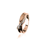 Simply Stylish Rose Gold Ring RR340
