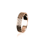 Simply Stylish 9ct Rose Gold Ring RR38