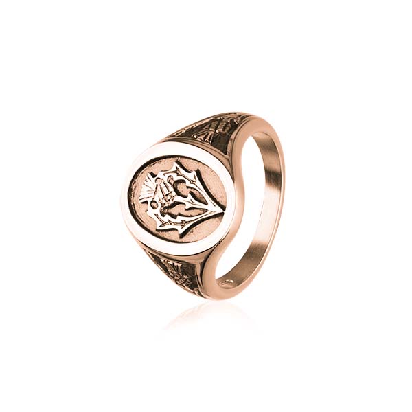 Thistle Silver Ring R78
