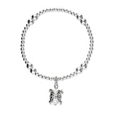 Wildlife Silver Stretch Bracelet SSBL07