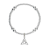 Celtic Generations Silver Stretch Bracelet SSBL08
