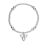 Celtic Generations Silver Stretch Bracelet SSBL09