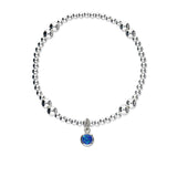 Harlequin Silver Stretch Bracelet SSBL11