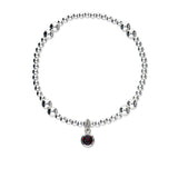 Harlequin Silver Stretch Bracelet SSBL11