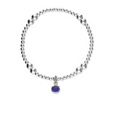 Harlequin Silver Stretch Bracelet SSBL11