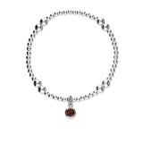 Harlequin Silver Stretch Bracelet SSBL11