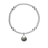 Elements Silver Stretch Enamel Bracelet SSEBL07