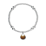 Elements Silver Stretch Enamel Bracelet SSEBL07