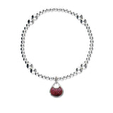 Elements Silver Stretch Enamel Bracelet SSEBL07