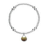 Elements Silver Stretch Enamel Bracelet SSEBL08