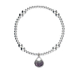 Elements Silver Stretch Enamel Bracelet SSEBL10