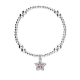 Happy Valley Silver Stretch Enamel Bracelet SSEBL12