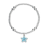 Happy Valley Silver Stretch Enamel Bracelet SSEBL12