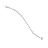 18kt White Tennis Style Bracelet with Lab Grown Diamonds - UDBL1005