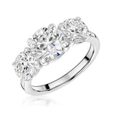 18kt White Gold Lab Grown Diamond Ring - UDR1006