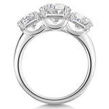 18kt White Gold Lab Grown Diamond Ring - UDR1006