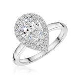 Pear Brilliant Lab Grown Diamond Ring UDR1008