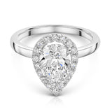 Pear Brilliant Lab Grown Diamond Ring UDR1008