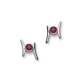 July Birthstone Silver Earrings CE407