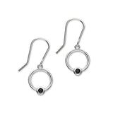 September Birthstone Silver Earrings CE409