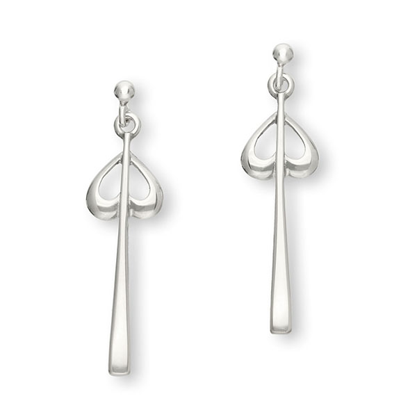 Charles Rennie Mackintosh Silver Earrings E269