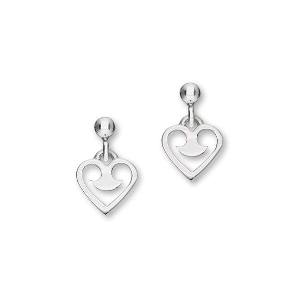 Hearts Silver Earrings E74