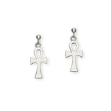 Crosses Silver Earrings E93