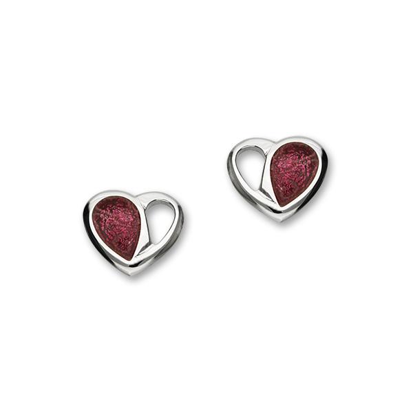 Hearts Silver Earrings EE488