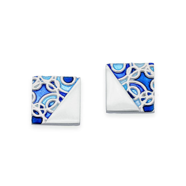 Impressions Sterling Silver Square Stud Earrings, EE520