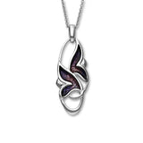 Trendy Twirls Silver Pendant EP417
