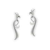 Art Nouveau Silver Earrings E249