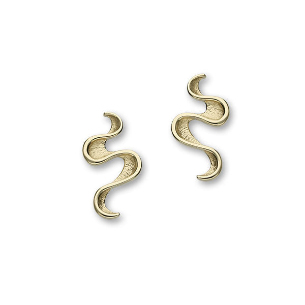 Mirran Ripples Gold Earrings GE1755