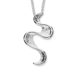 Mirran Ripples Silver Pendant P1082