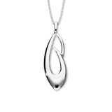 Trendy Twirls Silver Pendant P1100