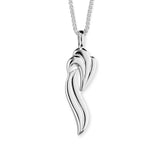 Trendy Twirls Silver Pendant P1109