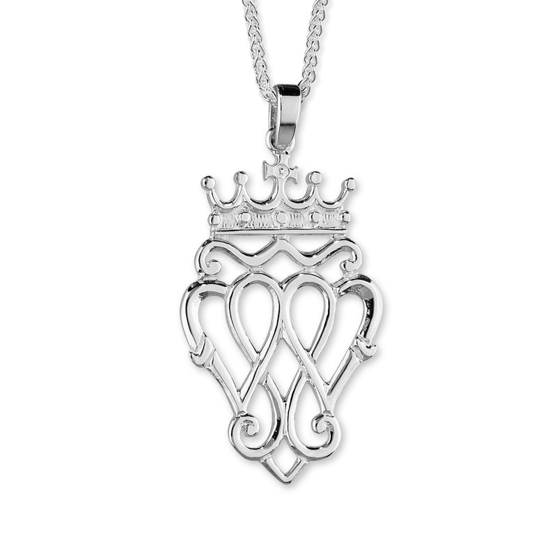 Luckenbooth Silver Pendant P171