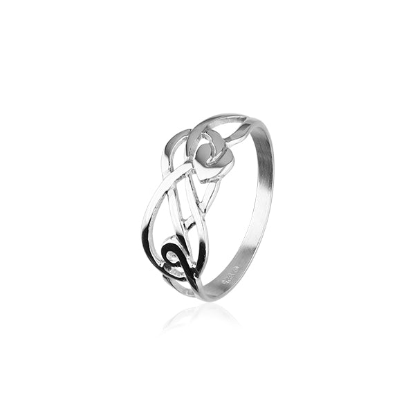 Art Nouveau Silver Ring R100