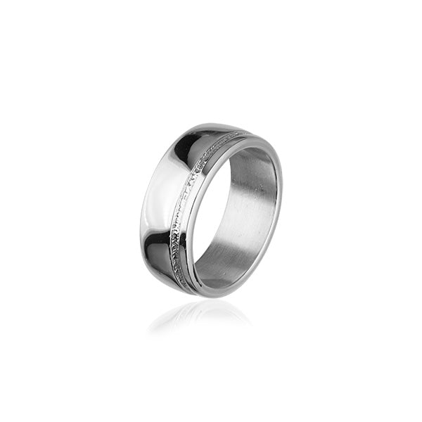 Simply Stylish Silver Ring R214