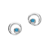 December Birthstone Silver Earrings SE375