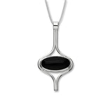 Retro Silver Pendant SP3 Onyx