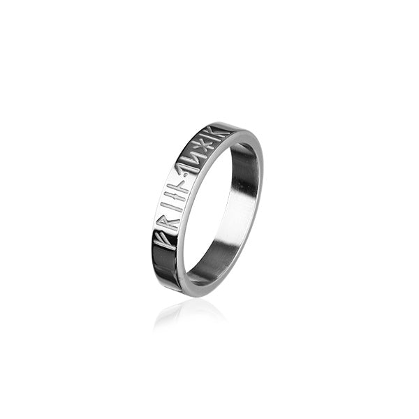 Runic Silver Ring XR263