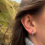 Celtic Silver Hoop Earring E2247