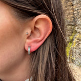 Celtic Silver Hoop Earring E2254
