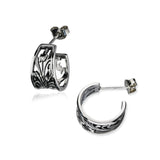 William Morris Hoop Stud Earrings E2402