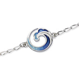 Coastal Enamel Silver Bracelet EBL129