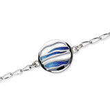 Orbit Enamel Silver Bracelet EBL130