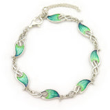 Spiritual Enamel Silver Bracelet EBL73