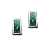 Runic Origins Silver Enamel Earrings EE120